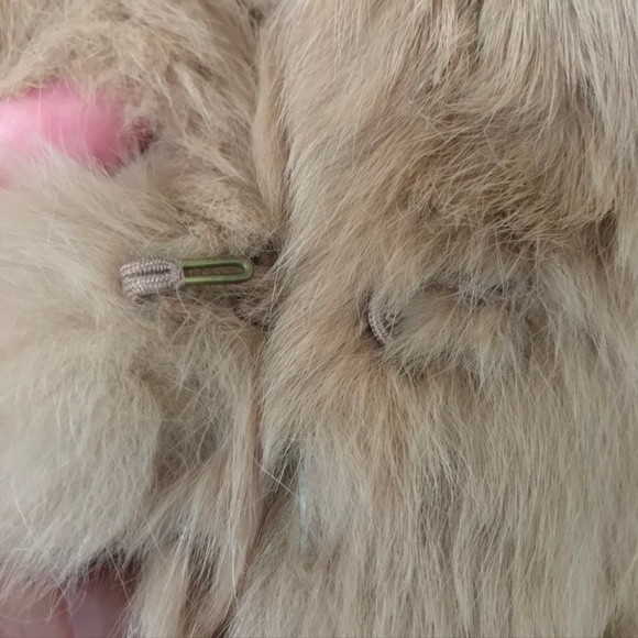 SOFT Genuine Fur TEDDY Coat w/ Pockets Long Sleeve - Picture 5 of 8